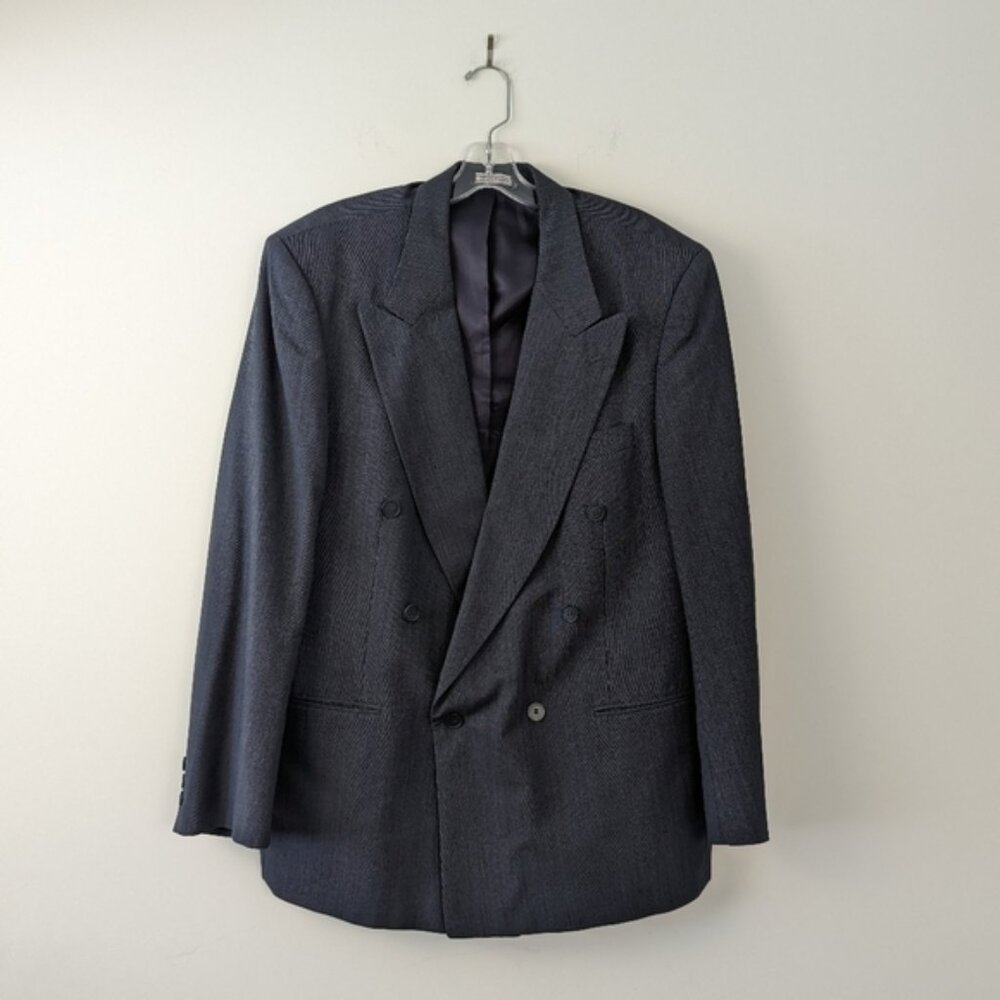 Men's Woolmark Navy Blazer - Size 44R